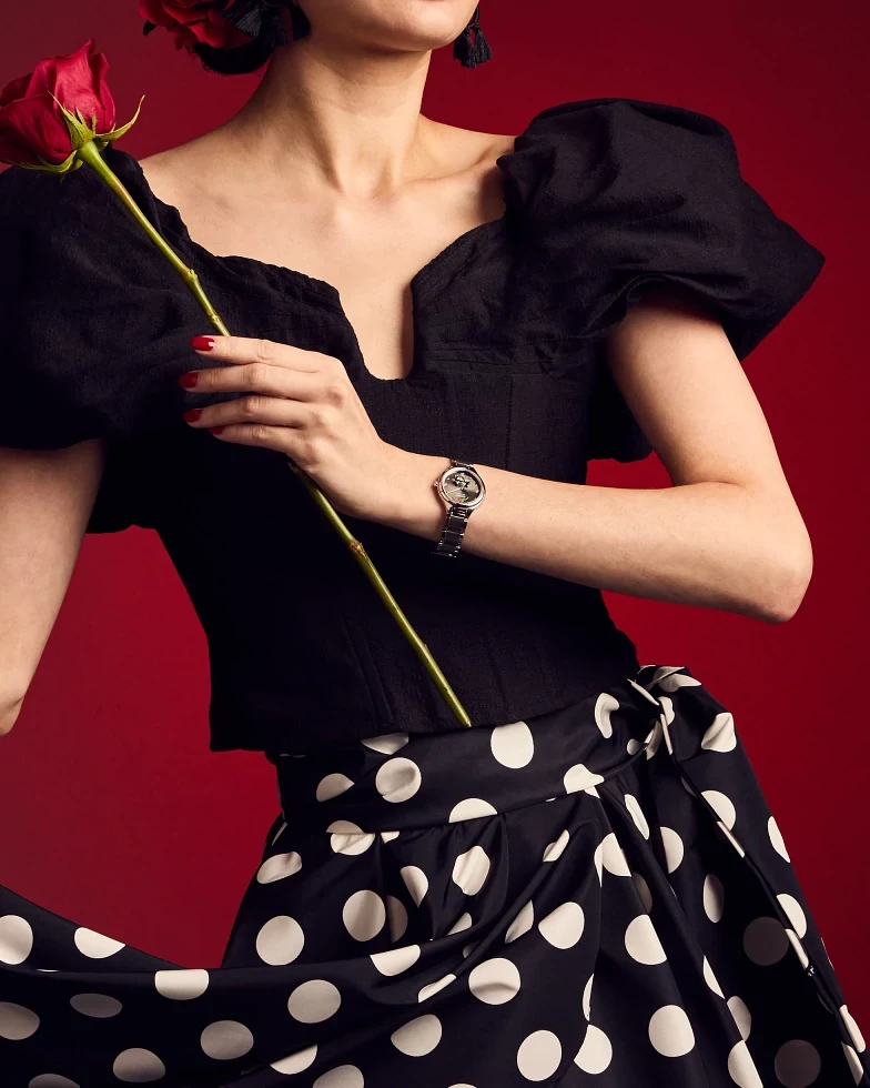 Mickey Mouse and Minnie Mouse Tango Gray Dial Stainless Steel